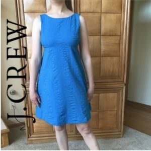 JCrew blue button up dress